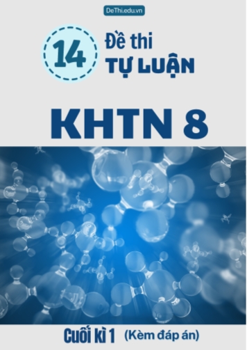 Tổng hợp 14 Đề thi Tự luận KHTN 8 cuối Kì 1 (Kèm đáp án)